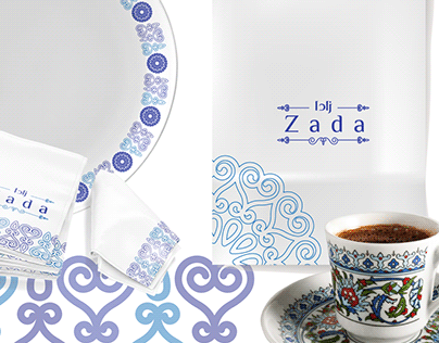 Zada Turkish — هوية بصرية · مطاعم